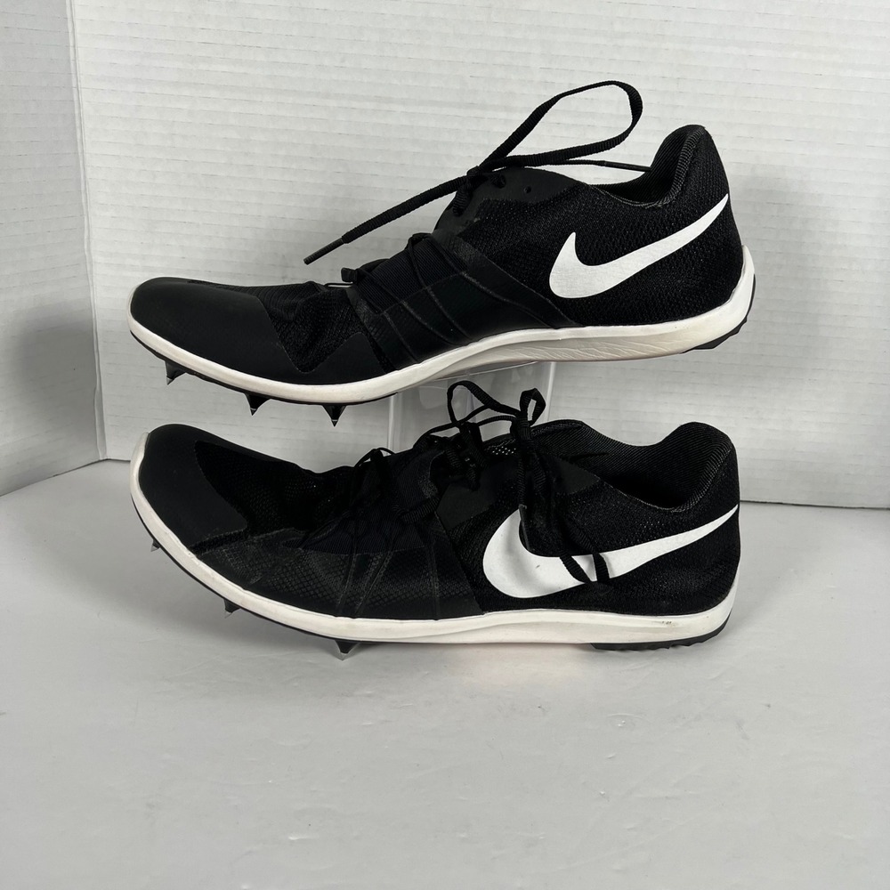 Nike Zoom Rival XC Cross Country Track Spikes Black White 904723-001 Mens 11